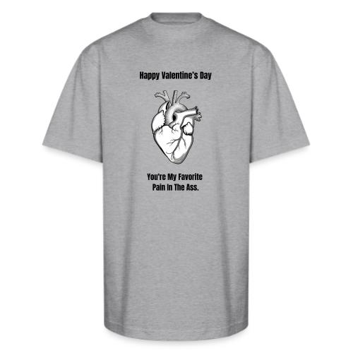 I'm Glad I Swiped Right T-Shirt | Funny Valentine - Unisex Oversized Heavyweight T-Shirt