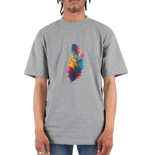 Spectrum Feather Flow - Unisex Oversized Heavyweight T-Shirt