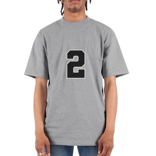Varsity Number 2 Sports Design - Unisex Oversized Heavyweight T-Shirt