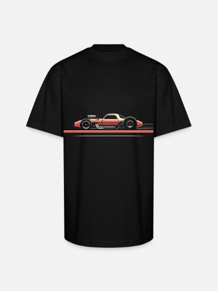Grand Prix Speedster - Unisex Oversized Heavyweight T-Shirt - black