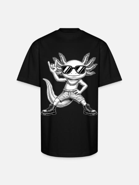 Sunglasses Salamander Rocker - Unisex Oversized Heavyweight T-Shirt - black