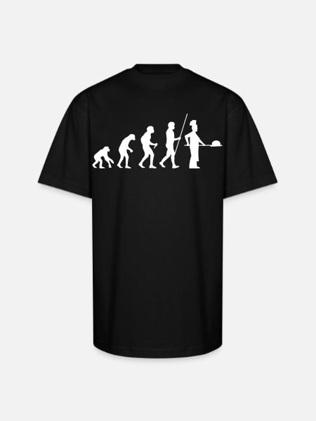 Baker Evolution - Unisex Oversized Heavyweight T-Shirt - black