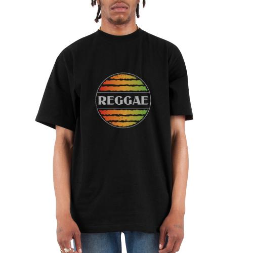 Reggae celebration vibrant rasta music design - Unisex Oversized Heavyweight T-Shirt