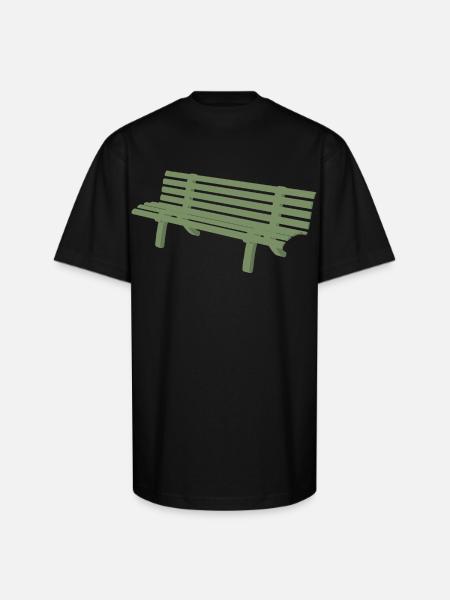 Bench - Unisex Oversized Heavyweight T-Shirt - black