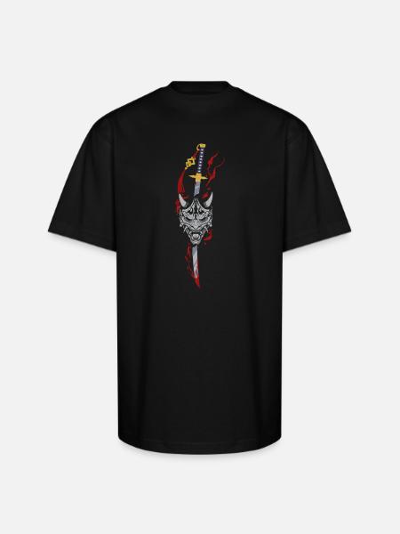 Demon’s Oath - Unisex Oversized Heavyweight T-Shirt - black
