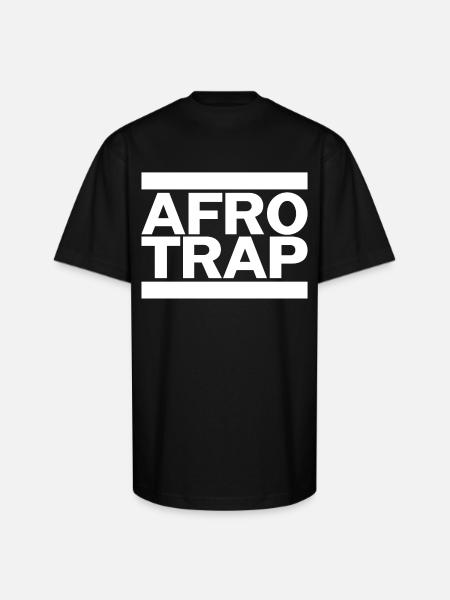 Afro Trap - Unisex Oversized Heavyweight T-Shirt - black
