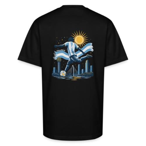 Argentina Mundial Tee — Doble Estampado - Unisex Oversized Heavyweight T-Shirt