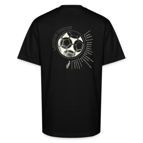Latino Unidos - Camiseta Negra - Unisex Oversized Heavyweight T-Shirt