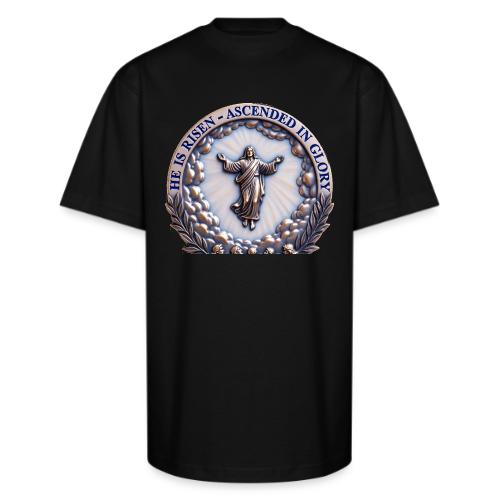 He Is Risen Ascended In Glory T Shirt, Gift - Unisex Oversized Heavyweight T-Shirt