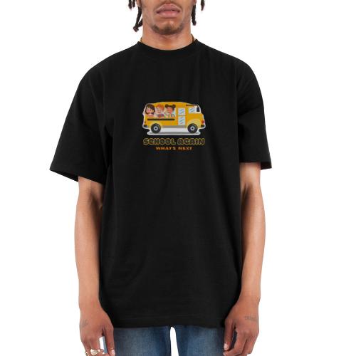 first day of school outfit- school again - Unisex Oversized Heavyweight T-Shirt