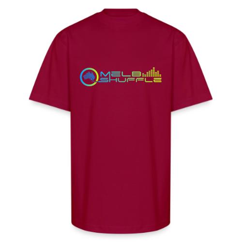 Melbshuffle Gradient Logo - Unisex Oversized Heavyweight T-Shirt