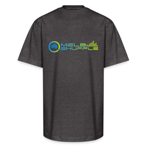Melbshuffle Gradient Logo - Unisex Oversized Heavyweight T-Shirt