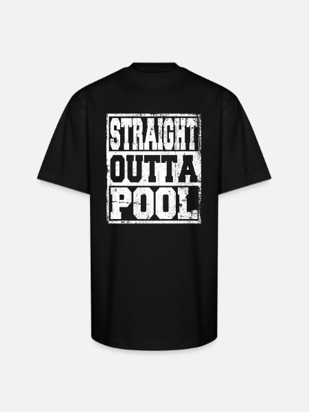 Pool Saying Funny - Unisex Oversized Heavyweight T-Shirt - black