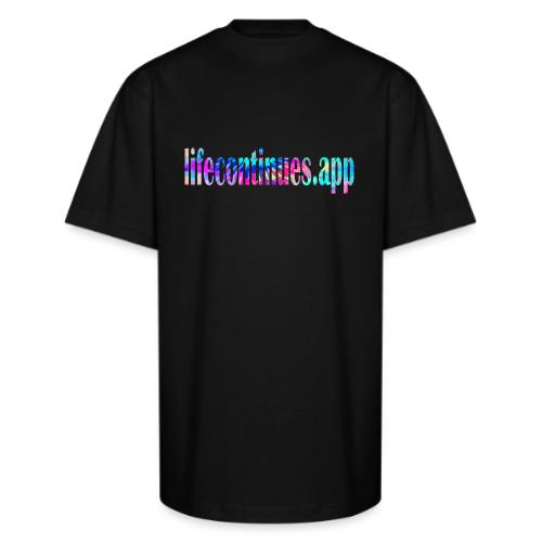 Lifecontinues.app1 - Unisex Oversized Heavyweight T-Shirt