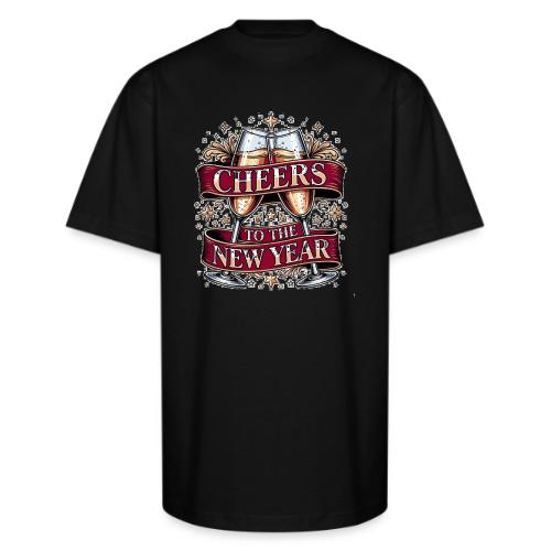 New Year's Champagne T-Shirt - Unisex Oversized Heavyweight T-Shirt