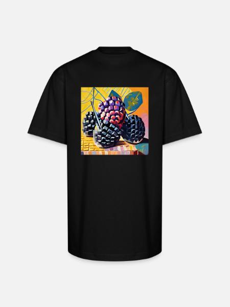 So fruity - Unisex Oversized Heavyweight T-Shirt - black