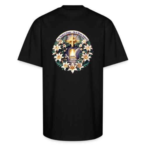 Easter The Tomb Is Empty T Shirt, Christian Gift - Unisex Oversized Heavyweight T-Shirt