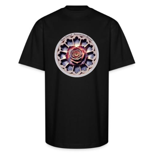 Easter Rose Resurrection T Shirt, Spring Gift - Unisex Oversized Heavyweight T-Shirt