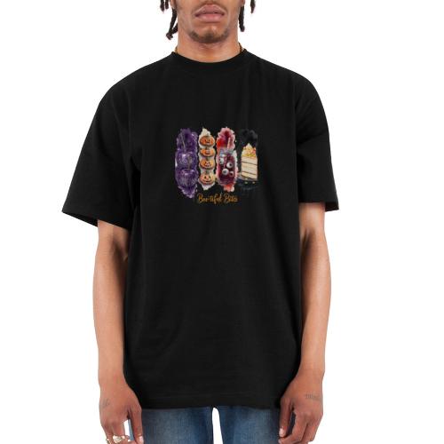 Spooky Cute Halloween Treats Art - Unisex Oversized Heavyweight T-Shirt
