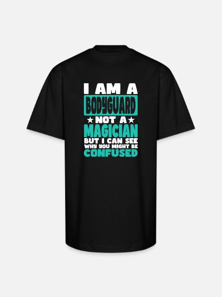 Bodyguard - Unisex Oversized Heavyweight T-Shirt - black