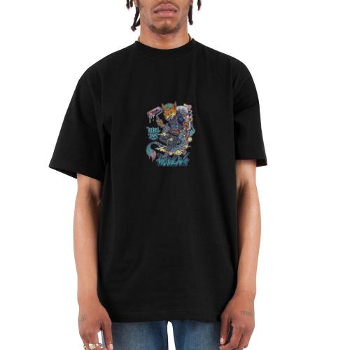 Kitsune Street Rebel - Unisex Oversized Heavyweight T-Shirt