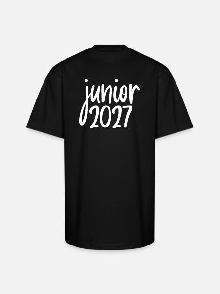 Junior 2027 - Unisex Oversized Heavyweight T-Shirt - black