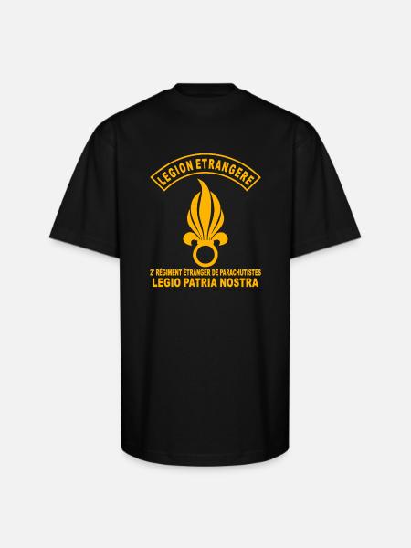 French Foreign Legion - Unisex Oversized Heavyweight T-Shirt - black