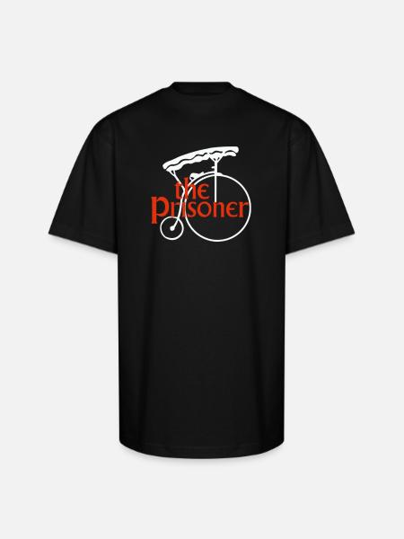 The Prisoner - Unisex Oversized Heavyweight T-Shirt - black