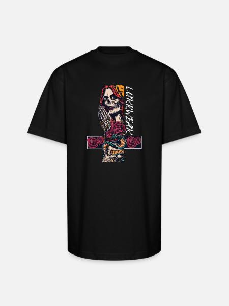 Sinners prayer - Unisex Oversized Heavyweight T-Shirt - black