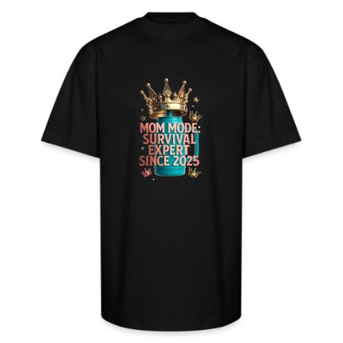 Mom Mode Survival Expert Tee - Unisex Oversized Heavyweight T-Shirt