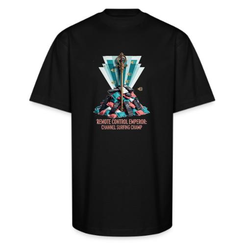 Remote Control Emperor T Shirt - Unisex Oversized Heavyweight T-Shirt