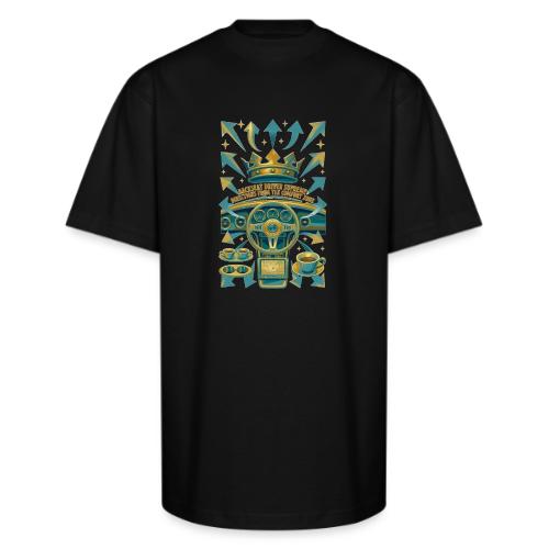 Backseat Driver T Shirt, Funny Dad Gift - Unisex Oversized Heavyweight T-Shirt