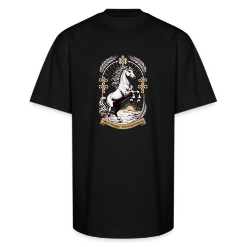 Year of the Horse Rearing T Shirt, Lunar New Year - Unisex Oversized Heavyweight T-Shirt