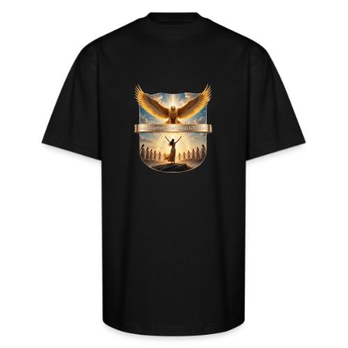 Women’s Day Eagle Matriarch T Shirt,, Gift for Mom - Unisex Oversized Heavyweight T-Shirt