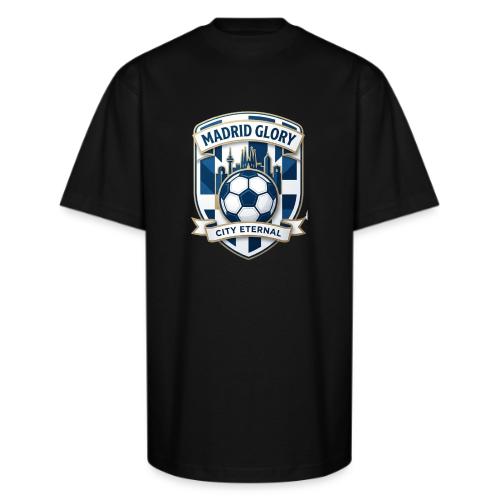Madrid Skyline Glory T Shirt, Madrid Fan Gift - Unisex Oversized Heavyweight T-Shirt