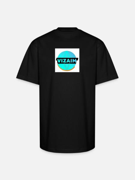 Vizaim wear - Unisex Oversized Heavyweight T-Shirt - black