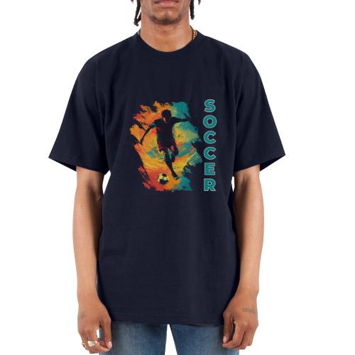 Soccer Hero Mode - Unisex Oversized Heavyweight T-Shirt
