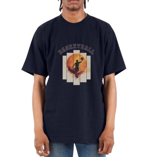 Basketball again and again - Unisex Oversized Heavyweight T-Shirt
