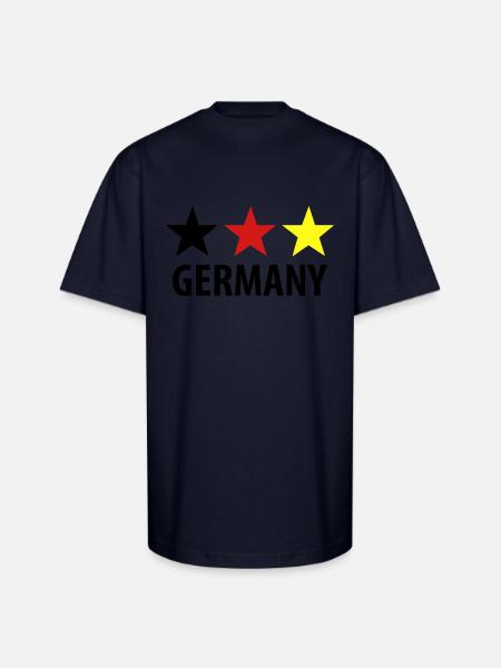 germany - Unisex Oversized Heavyweight T-Shirt - navy