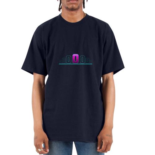 Letter O – Capital Varsity Alphabet Monogram - Unisex Oversized Heavyweight T-Shirt