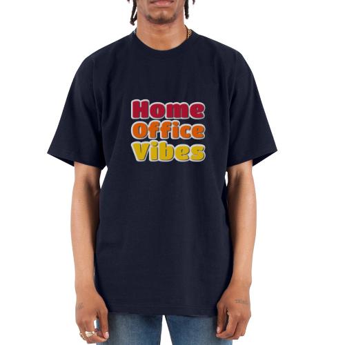Home Office Vibes Remote Work Design - Unisex Oversized Heavyweight T-Shirt