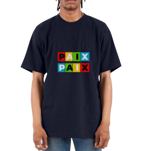 Peace in Colour - Unisex Oversized Heavyweight T-Shirt