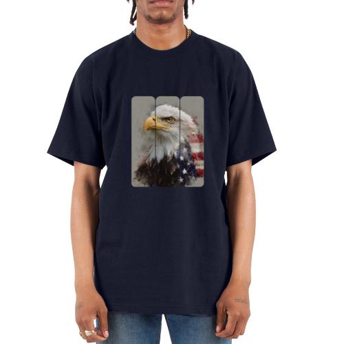 USA: Eagle of the Free - Unisex Oversized Heavyweight T-Shirt