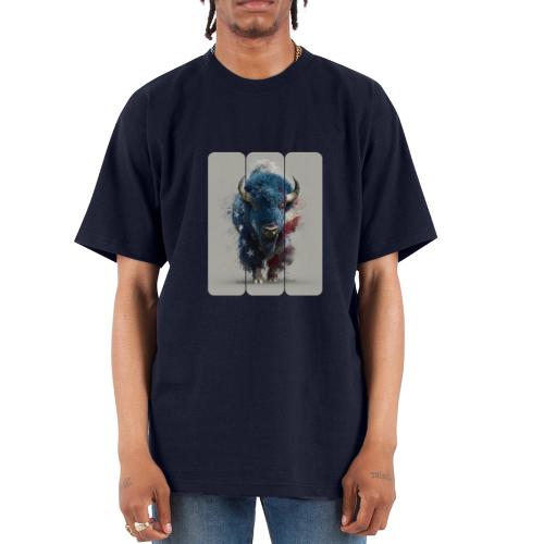 USA: Spirit of the Plains - Unisex Oversized Heavyweight T-Shirt