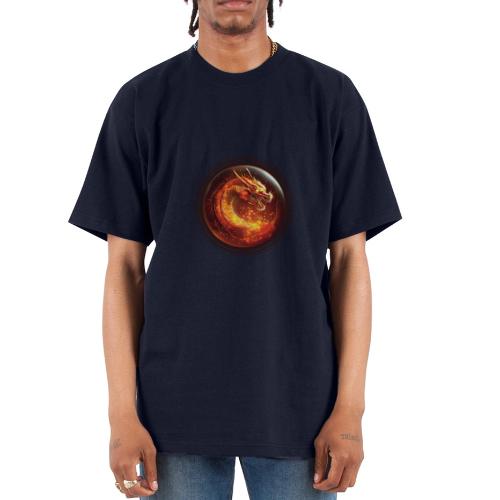 Shadow Dragon Rise - Unisex Oversized Heavyweight T-Shirt