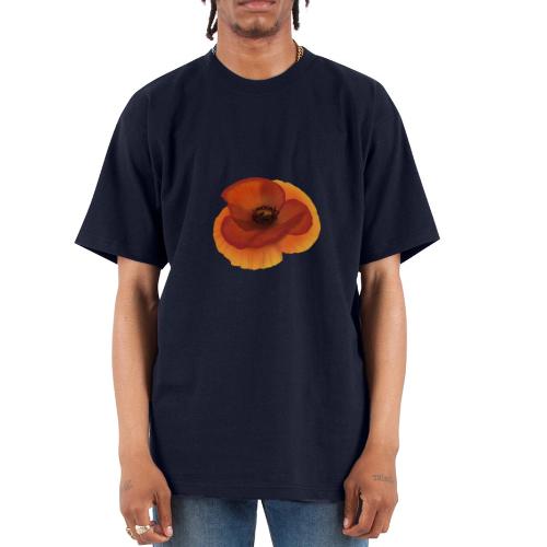 Vivid poppy - Unisex Oversized Heavyweight T-Shirt