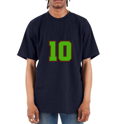 The Magic Number 10 - Unisex Oversized Heavyweight T-Shirt