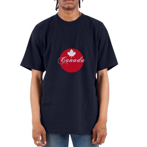 Canada in red and white - Unisex Oversized Heavyweight T-Shirt