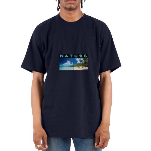 Nature: Island Bliss - Unisex Oversized Heavyweight T-Shirt
