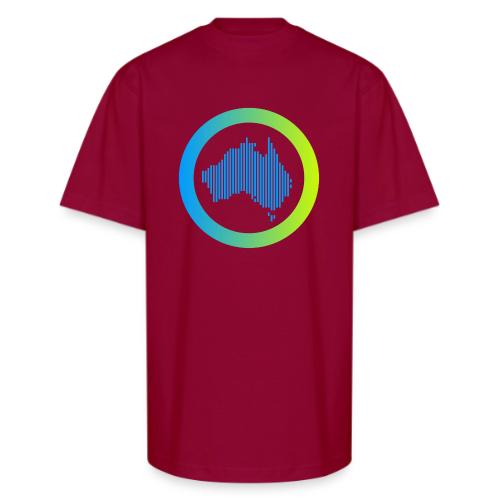 Gradient Symbol Only - Unisex Oversized Heavyweight T-Shirt